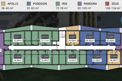 Luxuriöser Neubau 800 m vom Meer entfernt mit Balkon, Abstellraum und Garage - in Gebäude 12