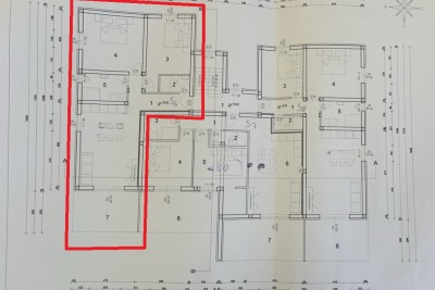 Moderne Wohnung im 2. Stock in der Nähe des Zentrums, 700 m vom Meer und dem Yachthafen entfernt - in Gebäude 5