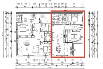 Wohnung mit Garten und eigenem Eingang in begehrter Lage 700 m vom Meer entfernt - in Gebäude 4