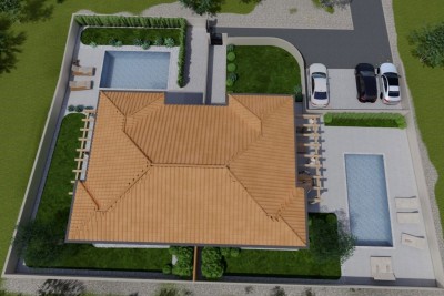 Moderna casa bifamiliare con piscina - nella fase di costruzione 10