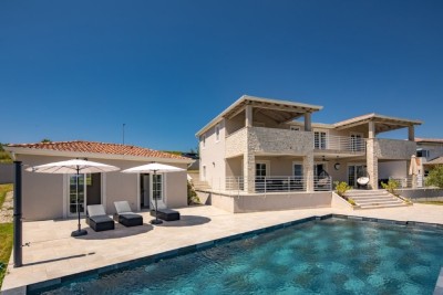 Poreč okolica, vila s grijanim bazenom i panoramskim pogledom 29