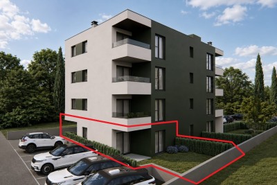 Prizemlje - Moderan stan s vlastitim dvorištem - u izgradnji