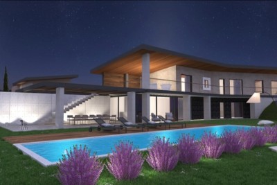 A fantastic spacious villa with a panoramic view of the sea and Brijuni - under construction 4