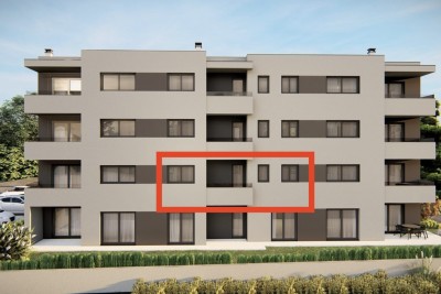 Apartment on the 1st floor with a terrace in a new building with an elevator - under construction
