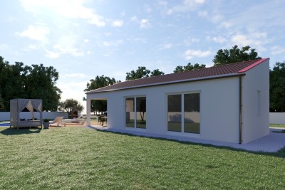 Prefab detached house with a swimming pool and a large garden - under construction 9