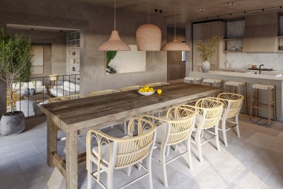 Ekskluzivna rustikalna vila s bazenom i pogledom na more - u izgradnji 6