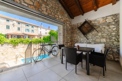 Casa a schiera in pietra d'Istria con piscina 19