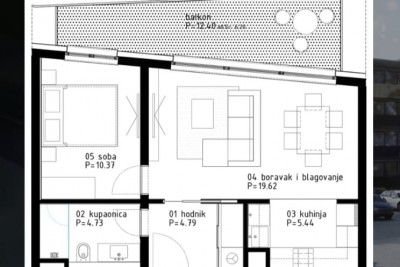 Ottimo appartamento nuovo con terrazza e splendida vista a 800m dal mare - nella fase di costruzione 12