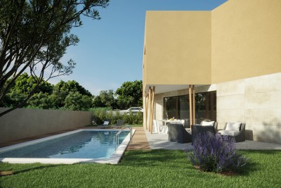 An unusual designer house with a swimming pool in an idyllic location - under construction 9