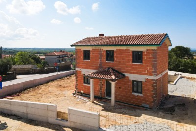 Una villa in pietra autoctona con vista panoramica - nella fase di costruzione 4