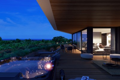 Luxuriöses Penthouse mit Panoramablick 600 m vom Meer entfernt - in Gebäude 17
