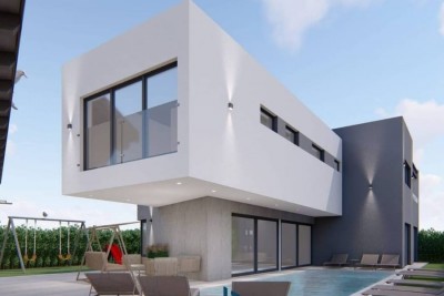 Moderne und luxuriöse Villa mit reichhaltiger Ausstattung in Meeresnähe - in Gebäude