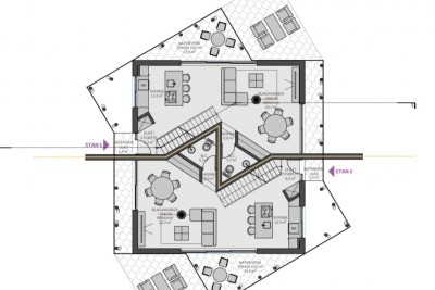 Luxury semi-detached house of modern design - under construction 15