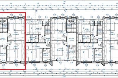 Letzte Haus in einer Reihe, 2 km vom Zentrum von Poreč und dem Meer entfernt - in Gebäude 8