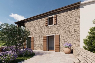 A beautiful Istrian house with a beautiful view, completely renovated - under construction 6