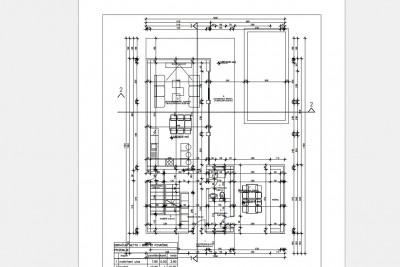 A villa with a swimming pool and a beautiful panoramic view of the sea - under construction 11