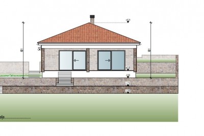 Attractive building plot with a project 5