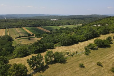 Terreno edificabile 5942m2 con una bellissima vista sull'Učka