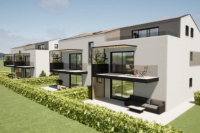 Moderno appartamento al piano terra con cortile - nella fase di costruzione