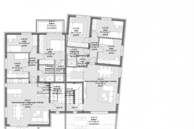 Novo moderno stanovanje na iskani lokaciji s strešno teraso in čudovitim razgledom - v fazi gradnje 9