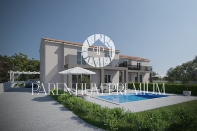 A new semi-detached house in an attractive location near the beach and the city center - under construction