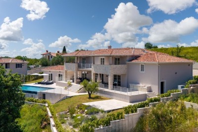 Poreč okolica, vila s grijanim bazenom i panoramskim pogledom 27