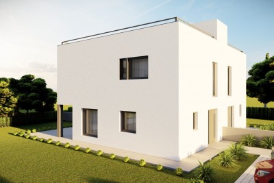 A new semi-detached house with a roof terrace and an enchanting view of the sea - under construction 7