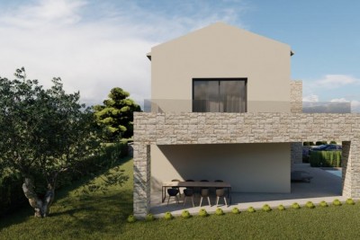Poreč okolica, zemljište s građevinskom dozvolom i započetom gradnjom 8