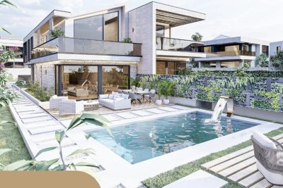 Attractive villa with a pool in a resort with rich content 50m from the sea! - under construction