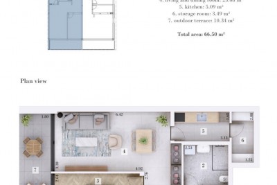 Appartamento al piano terra in una moderna nuova costruzione – Zona di Rovigno - nella fase di costruzione 3