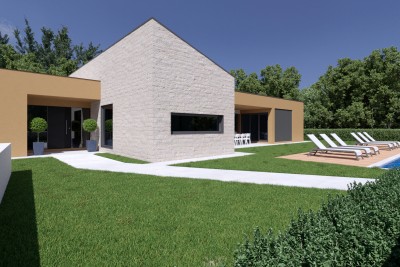 Vila v modernem slogu v gradnji - v fazi gradnje 3