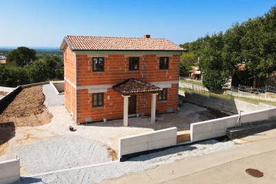 Villa in pietra d'Istria con vista sul mare - nella fase di costruzione 3