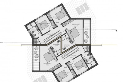 Luxury semi-detached house of modern design - under construction 16