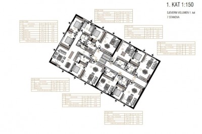 Odličan novi stan na 1. katu u zgradi sa liftom, bazenom i garažom - u izgradnji 8