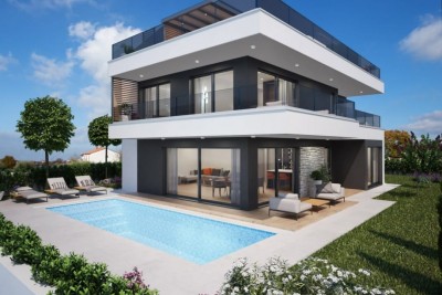Modern house with five bedrooms 4km Poreč - under construction