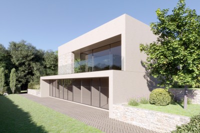casa moderna nel centro dell'Istria - nella fase di costruzione
