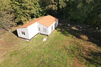 Prefab detached house with a swimming pool and a large garden - under construction