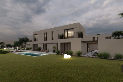 A villa with a swimming pool and a beautiful garden - under construction 17