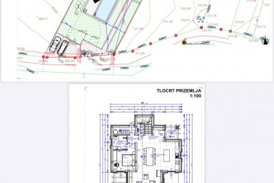 Terreno edificabile con progettazione concettuale e collegamenti a pagamento