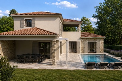 Poreč okolica – Zemljište s projektom za vilu s bazenom 8