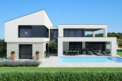 A modern villa in a quiet location with a panoramic view, 5 km from Poreč and the sea - under construction 5