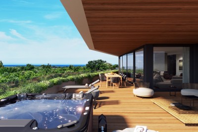 Luksuzni penthouse s panoramskim pogledom 600m od mora - u izgradnji