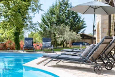 Poreč area – charming stone villa with pool 21