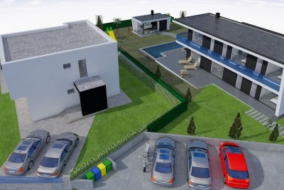 Una bellissima villa moderna con piscina - nella fase di costruzione 6