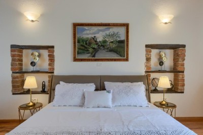 Poreč area – charming stone villa with pool 11