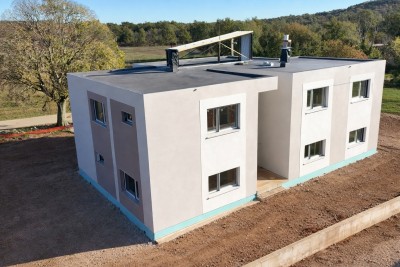 Wohnung im 1. Stock mit Dachterrasse – Moderner Komfort mit Aussicht - in Bau