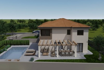 Moderna casa bifamiliare con piscina - nella fase di costruzione 5