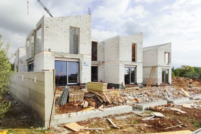 Casa Parenzo - nella fase di costruzione