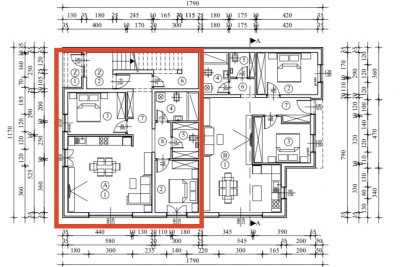 Komfortable Wohnung im Erdgeschoss mit Garten in der Nähe des Strandes und des Zentrums von Poreč - in Gebäude 4