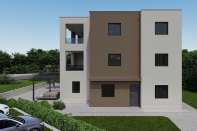 Apartma z dvoriščem in lastnim vhodom na iskani lokaciji 700m od morja - v fazi gradnje 3